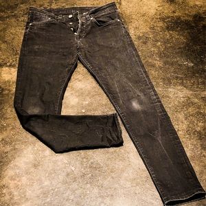 Men’s black skinny jeans